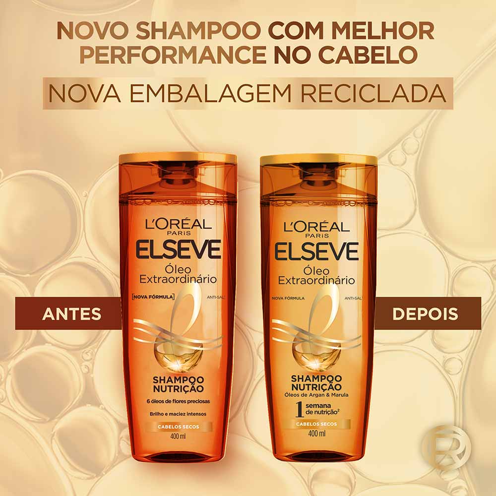 Shampoo L'Oréal Paris Elseve - Óleo Extraodinário